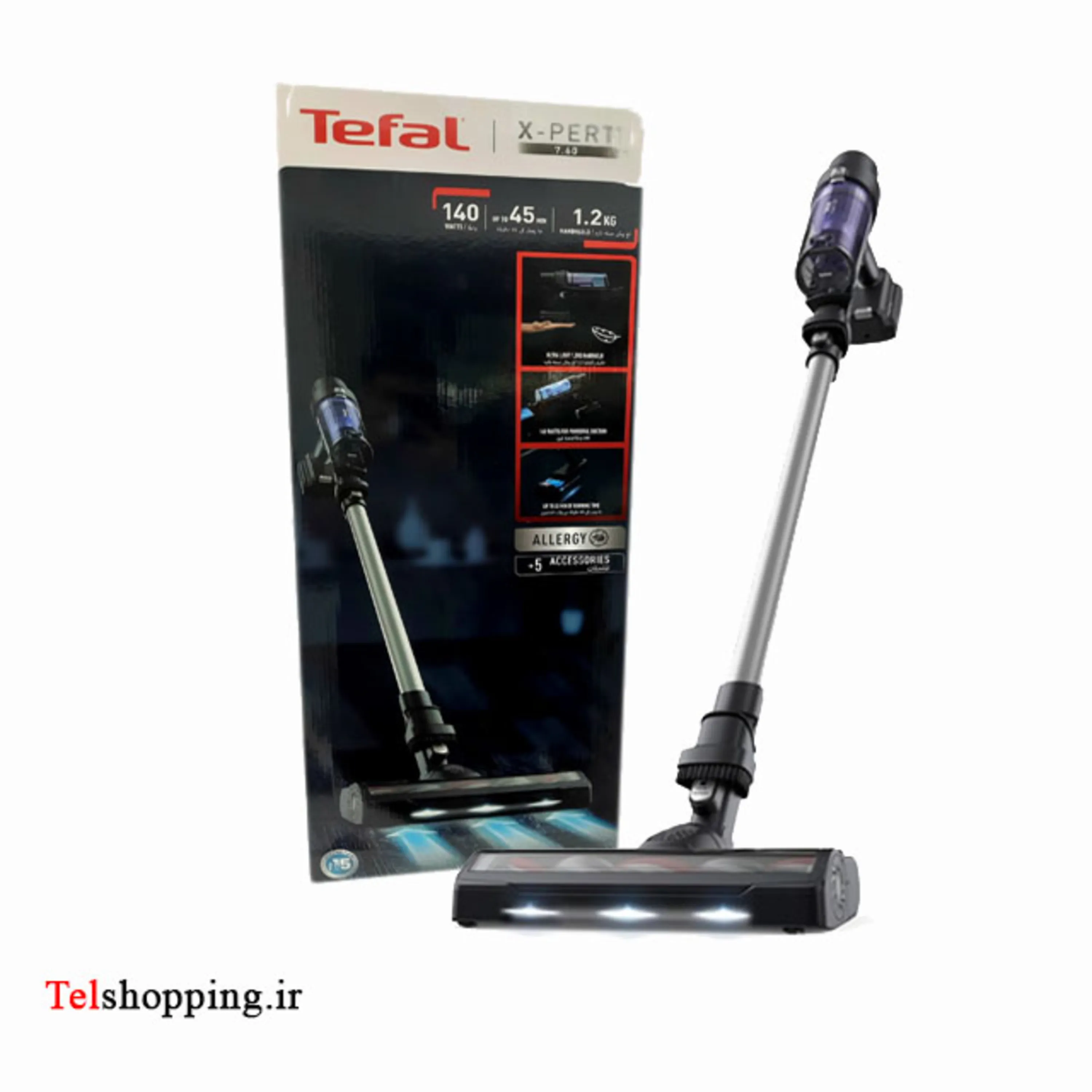 جارو شارژی تفال مدل ty6a35ho